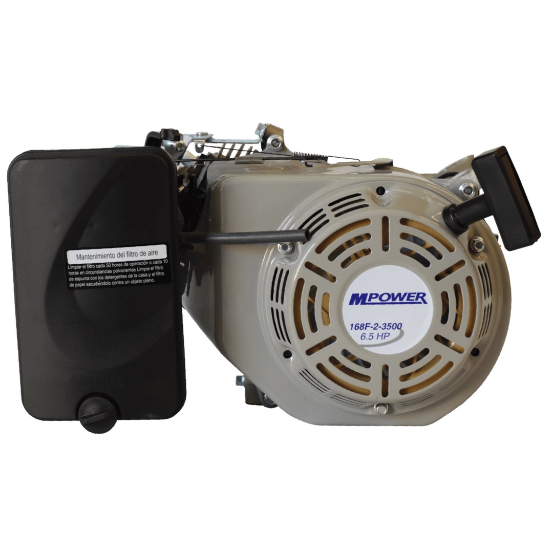 Motor Gasolina 6.5 HP <br/>Marca MPOWER <br/>Modelo 168F-2-3500