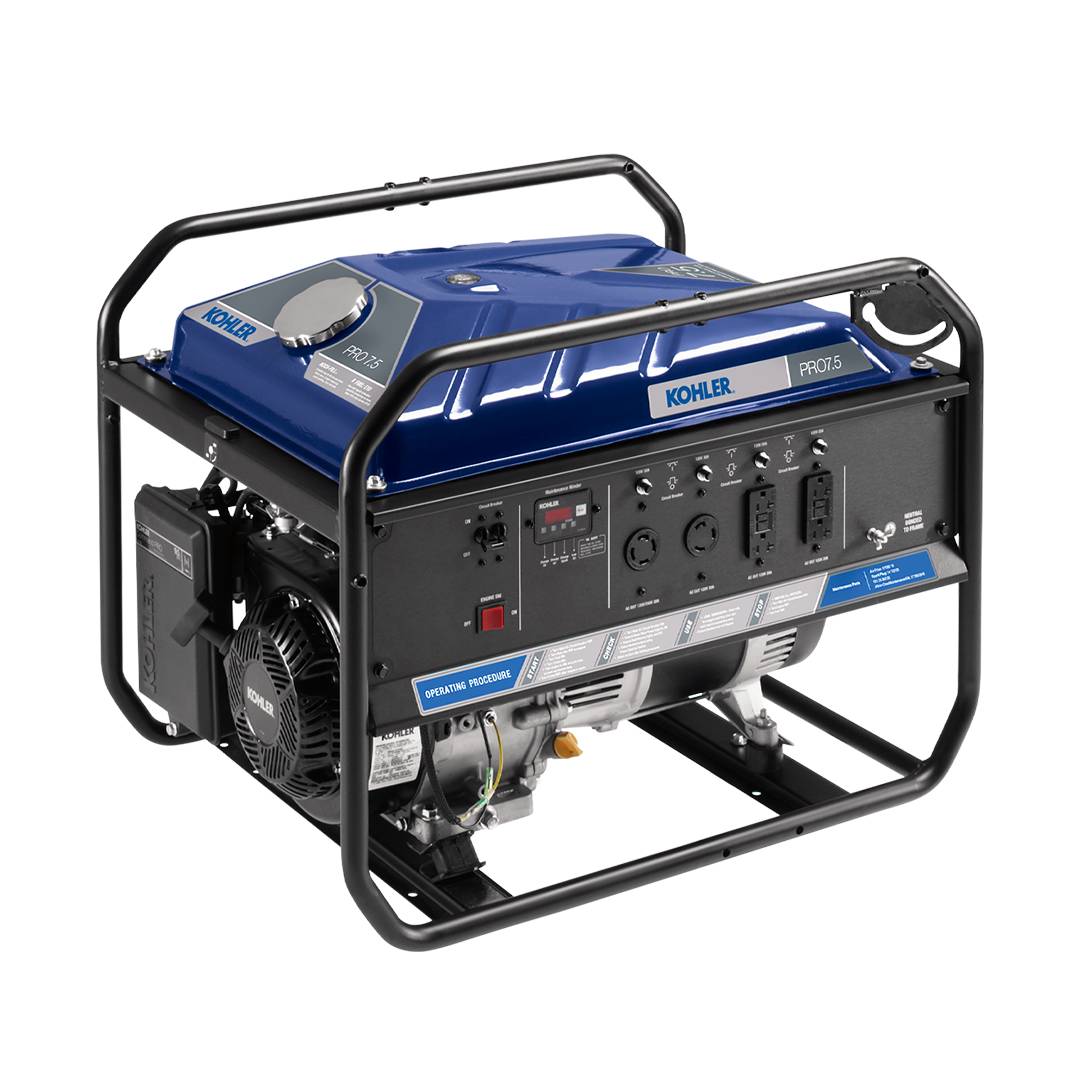 Generador Eléctrico <br/>Marca KOHLER <br/> Capacidad 7.5 KW <br/>Modelo PRO 7.5 <br/>Motor Kohler CH440